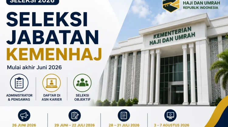 Seleksi Jabatan Kemenhaj Dimulai Akhir Juni 2026