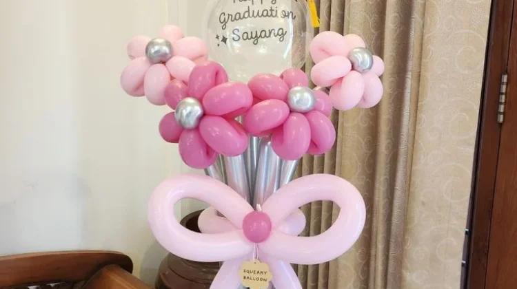 Buket Balon Kekinian Jadi Pilihan Kado Wisuda Estetik yang Tahan Lama