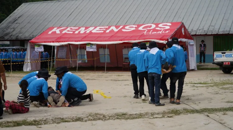 Taput Perkuat Mitigasi Bencana, KSB Saoloan Didukung Lumbung Sosial Kemensos
