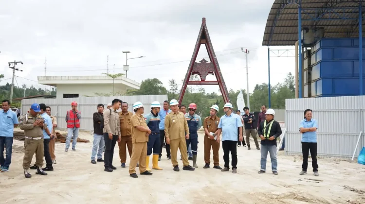 Pemkab Taput Tinjau Progres SPAM IKK Tarutung