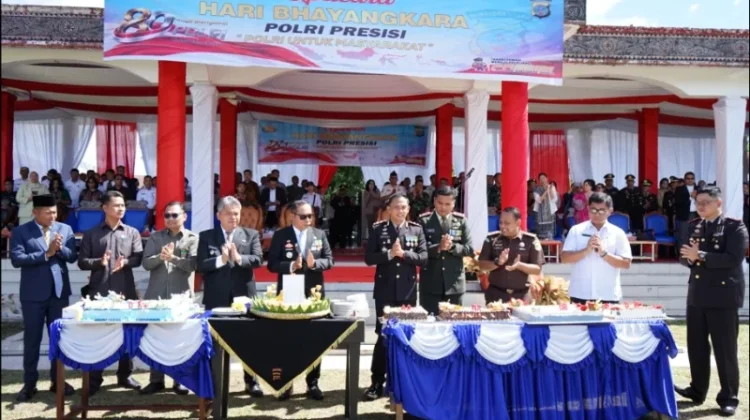 Bupati Taput Apresiasi Sinergi Polri pada Hari Bhayangkara ke-80