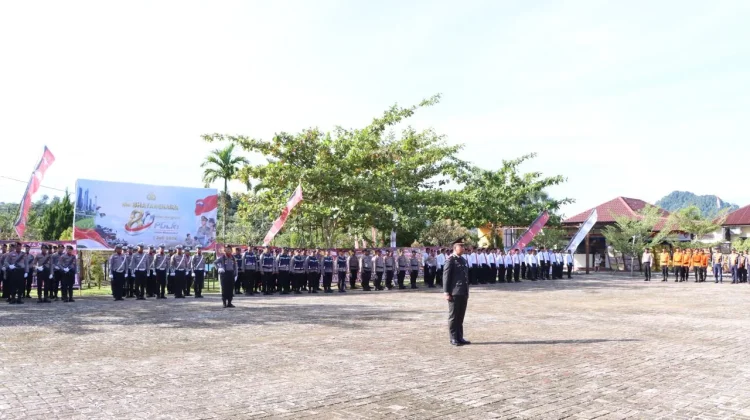 Hari Bhayangkara ke-80 Tahun di Polres Tapanuli Tengah