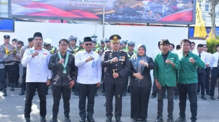 Pemko Padangsidimpuan Hadiri Upacara HUT Bhayangkara Ke-80
