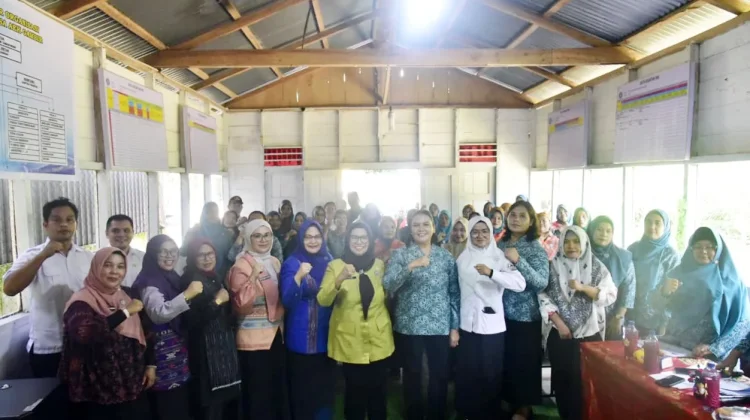 Tim Monitoring PKK Sumut Kunjungi Desa Aek Gambir Lumut Tapteng