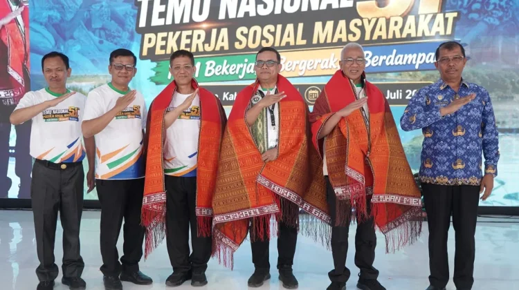 Temu Nasional 51 Tahun Pekerja Sosial Masyarakat di Toba