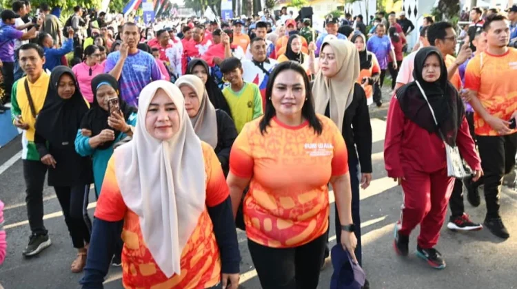TP PKK Tapteng Ikut Meriahkan Funwalk Deli Serdang
