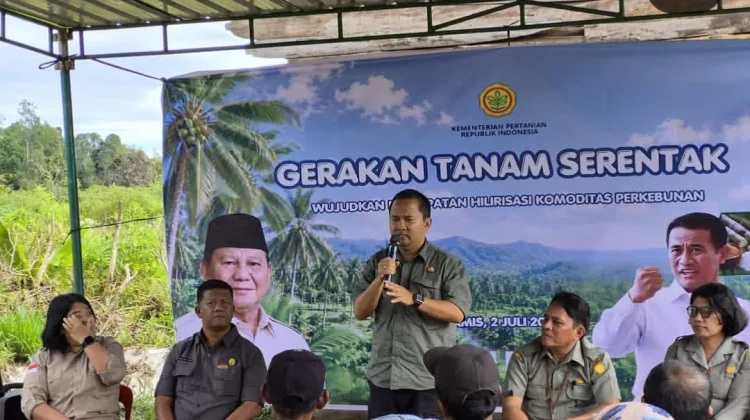Pemkab Taput Tanam Serentak Program Hilirisasi Perkebunan