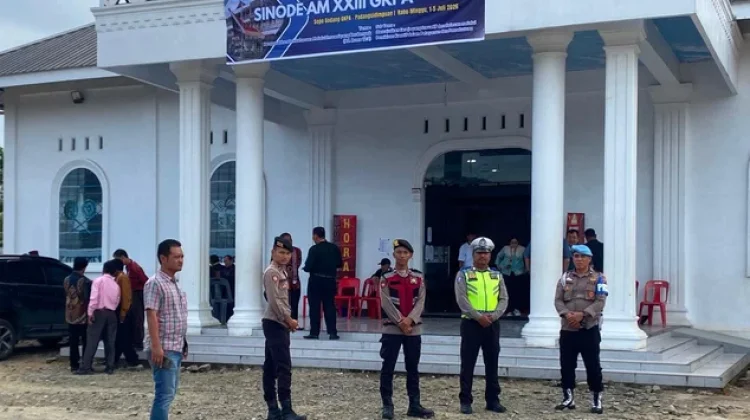 Polres Padangsidimpuan Jamin Keamanan Pleno Pemilihan Pucuk Pimpinan