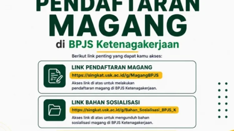 Pendaftaran Magang BPJS Ketenagakerjaan Resmi Dibuka