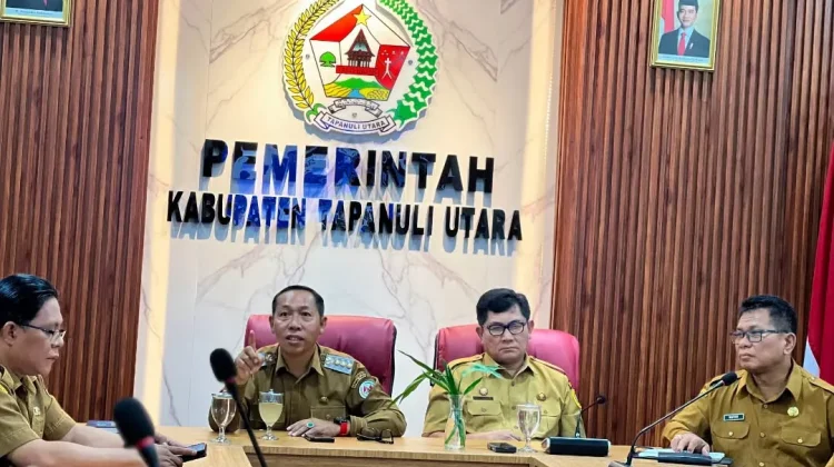 Bupati Taput Ikuti Rakor Pengendalian Inflasi Bersama Kemendagri
