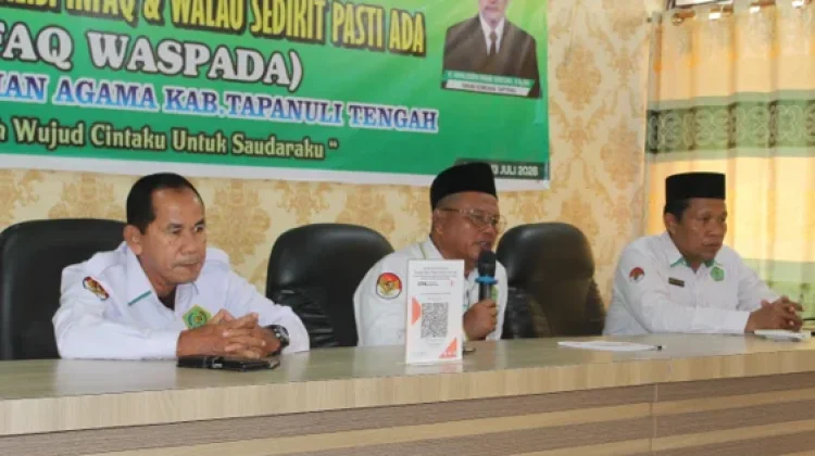 Kemenag Tapteng Luncurkan KONFAQ WASPADA Perkuat Budaya Berbagi ASN