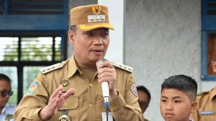 Bupati Humbahas berikan arahan di Hari Pertama Masuk Sekolah