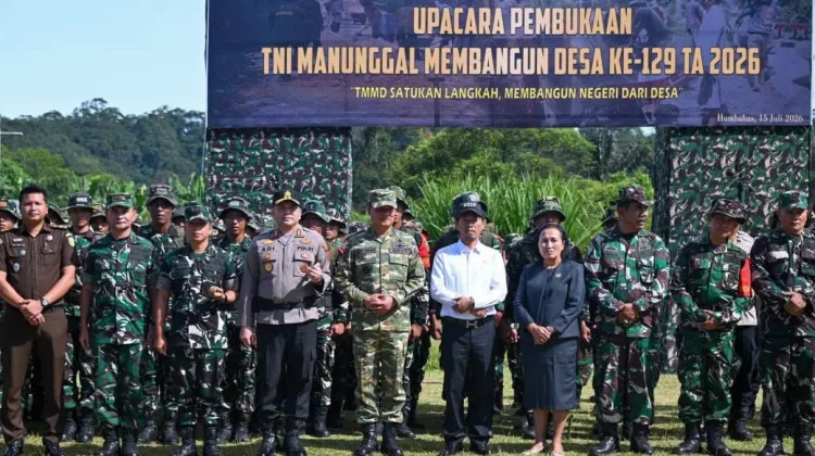 Bupati Humbahas Resmi Buka TMMD ke-129 Tahun 2026