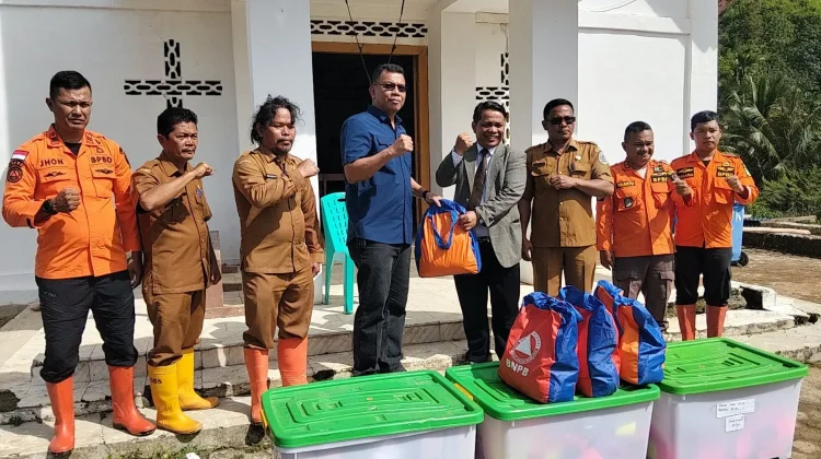 BPBD Sumut Salurkan Bantuan ke Posko Pengungsian Tukka