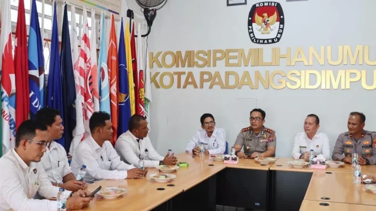 Kapolres dan KPU Padangsidimpuan Perkuat Koordinasi jelang Pemilu