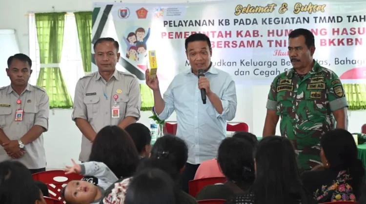 Bupati Tinjau Pelaksanaan Pelayanan KB pada Kegiatan TMMD ke-129 Tahun 2026