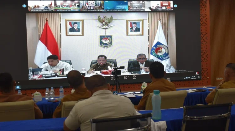 Wawakot Sibolga Ikuti Rakor Percepatan Pembangunan Huntap