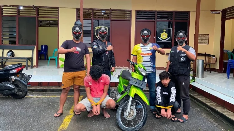 Polsek Balige Ringkus Dua Pelaku Curanmor