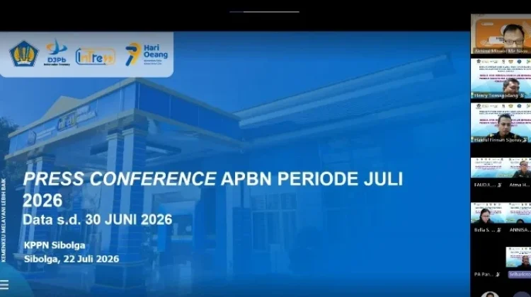 KPPN Sibolga: Realisasi APBN Semester I 2026 Tunjukkan Kinerja Positif