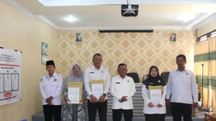 Kemenag Tapteng Distribusikan Blanko Ijazah RA, MI, dan MTs Tahun Ajaran 2025/2026