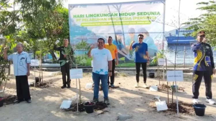 Lingkungan Hidup Sedunia, Pelindo Sibolga Tanam 150 Pohon