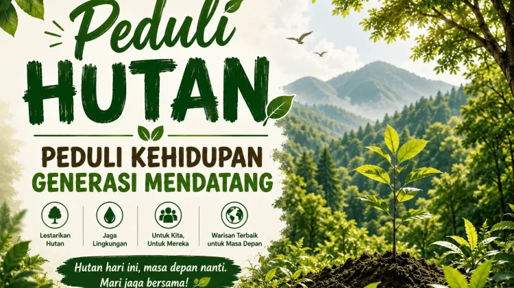Peduli Hutan, Peduli Kehidupan Generasi Mendatang
