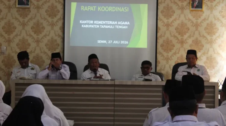 Kemenag Tapteng Gelar Rakor, Perkuat Sinergi dan Pelayanan Publik