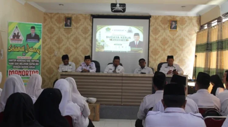 Budaya Kerja MANORTOR Jadi Strategi Kemenag Tapteng menuju WBK