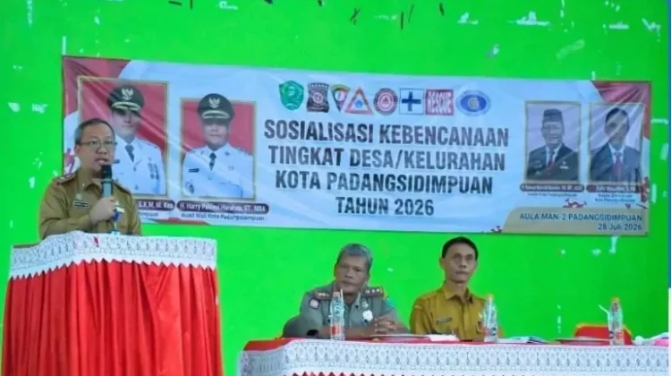 Pemko Padangsidimpuan Perkuat Kesiapsiagaan Masyarakat Hadapi Bencana