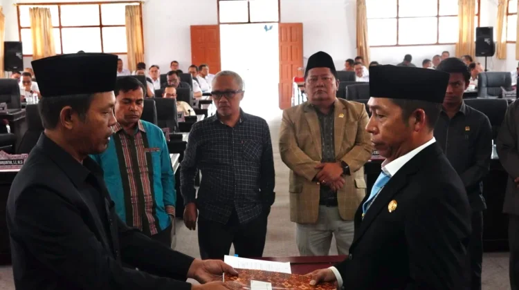 Bupati dan DPRD Taput Tandatangani Nota Kesepakatan KUA-PPAS APBD Tahun 2027