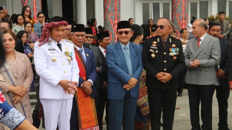 Polres Humbahas Dukung Pembangunan pada HUT Ke-23 Kabupaten Humbahas