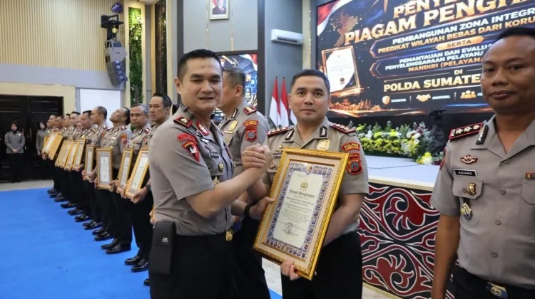 Polres Humbahas Raih Penghargaan WBK, Perkuat Sinergi Penegakan Hukum