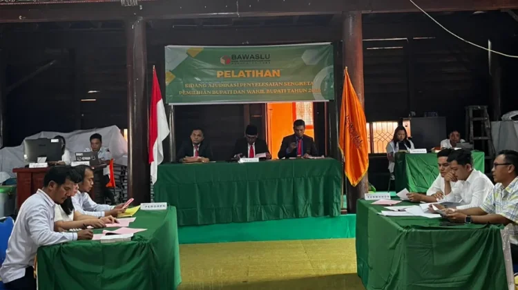 Bawaslu Toba Perkuat Kapasitas Jajaran lewat Pelatihan Sidang Ajudikasi Pilkada