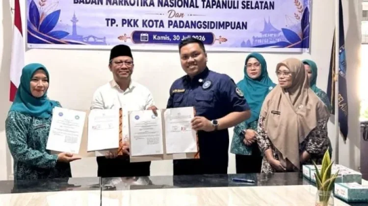 BNN Tapsel dan TP PKK Padangsidimpuan Perkuat Pencegahan Narkoba
