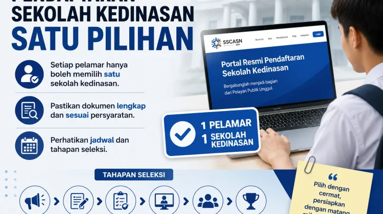 Sekolah Kedinasan Terapkan Pendaftaran Satu Pilihan