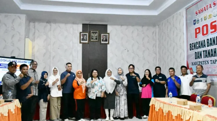 Pemkab Tapteng Gandeng Yayasan Obi Perkuat Sistem Peringatan Dini Multi Bahaya