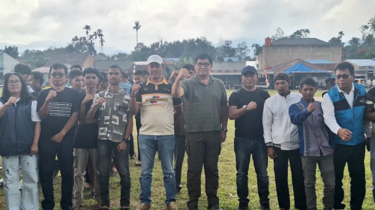 Wakili Bupati Taput, Sekda Buka Turnamen Sepak Bola Bupati Cup-II di Garoga