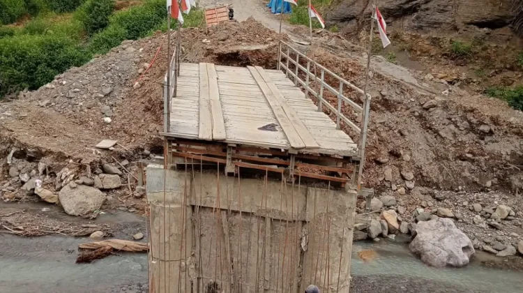 Pembangunan Jembatan Pagaran Dolok Capai 20 Persen, Akses Warga Segera Membaik