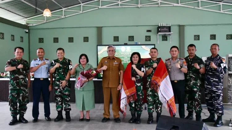 Pisah Sambut Dandempom Sibolga, Pemkab Tapteng Perkuat Sinergi Pascabencana