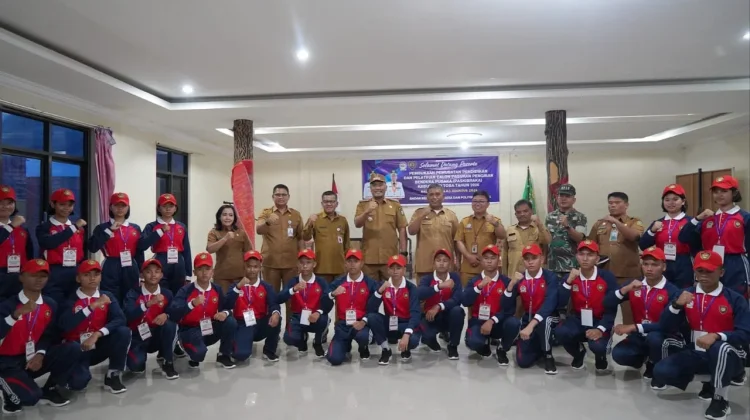 Bupati Toba Kukuhkan 20 Calon Paskibra Kabupaten Toba