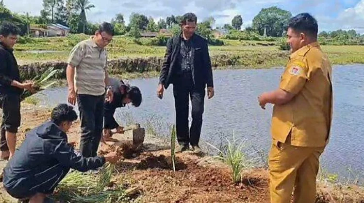 Optimalkan Embung Desa Tim USU Dampingi Masyarakat Desa Habeahan