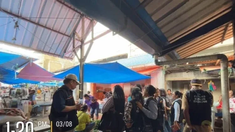 Pendataan SE2026 di Pasar Laguboti Kabupaten Toba Berjalan Lancar