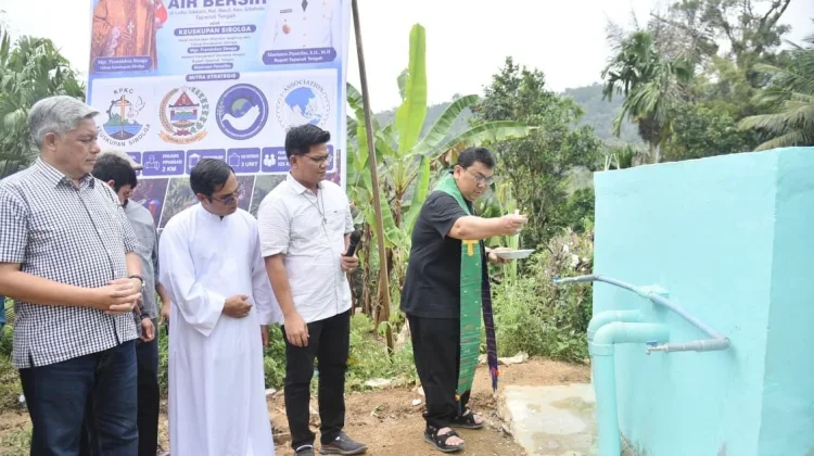 Keuskupan Sibolga Bantu Atasi Krisis Air Bersih di Tapteng