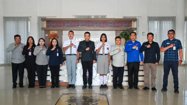 Dua Putra-Putri Humbahas Perwakilan Paskibaraka Tingkat Provinsi Sumut