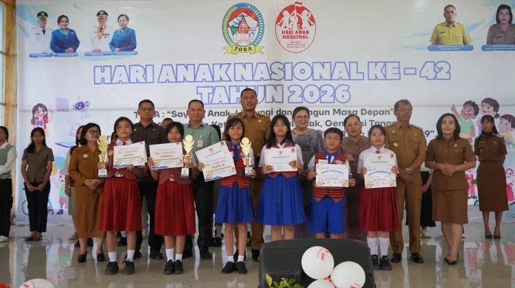 Sebanyak 46 Pelajar SD Tuangkan Kreativitas dalam Lomba Lukis Hari Anak Nasional