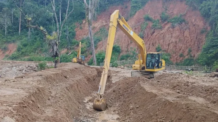 11 Unit Alat Berat Dikerahkan Percepatan Penanganan Bencana di Sipange Tapteng