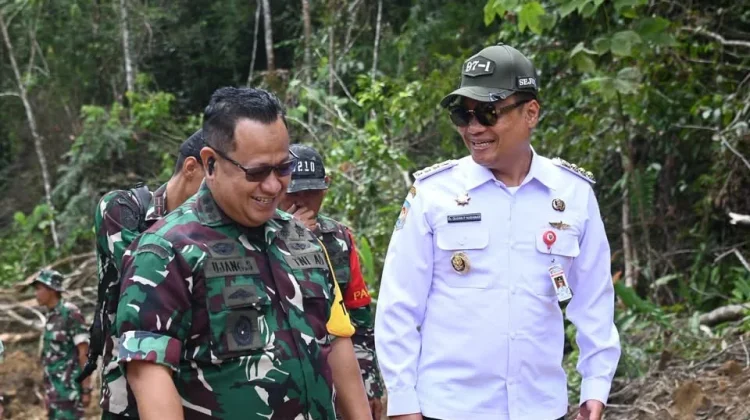 Bupati Bersama Tim Wasev Tinjau Sasaran TMMD Humbahas