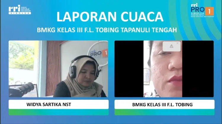 BMKG Prediksi Hujan Ringan Guyur Sibolga dan Tapteng Malam Hari