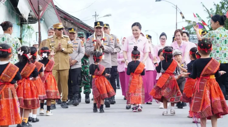 Kapoldasu Hadiri Peletakan Batu Pertama Revitalisasi TK Kemala Bhayangkari 11