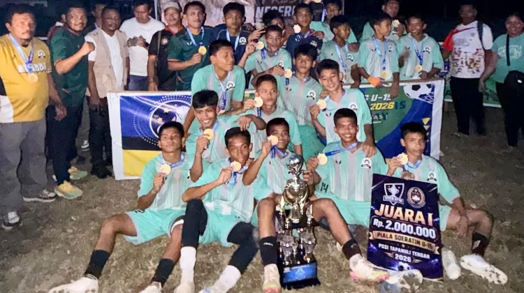 Puncak PSSI Tapteng Sukses Gelar Turnamen Sepak Bola U-13 & U-15